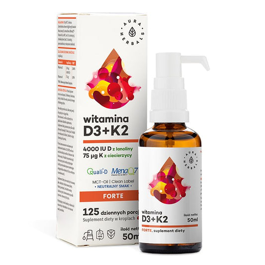 D3 + K2 / 4000 IU + 75 mcg / MCT / 50 ml