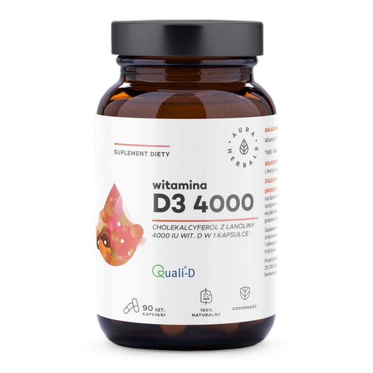 D3 VITAMIINI / 4000 IU / 100 mcg / 90 kaps.