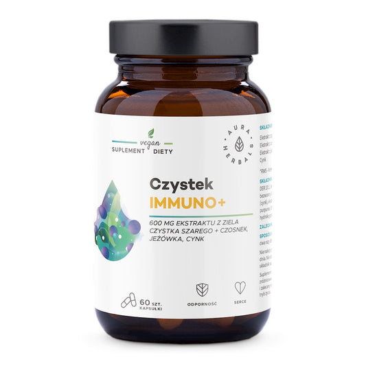 AURA HERBALS Ciscus Immuno+ (60 kapslar)