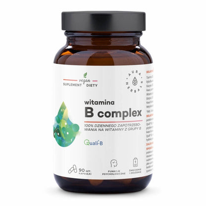 B-VITAMIN-KOMPLEX / VEGAN / 90 Kapseln