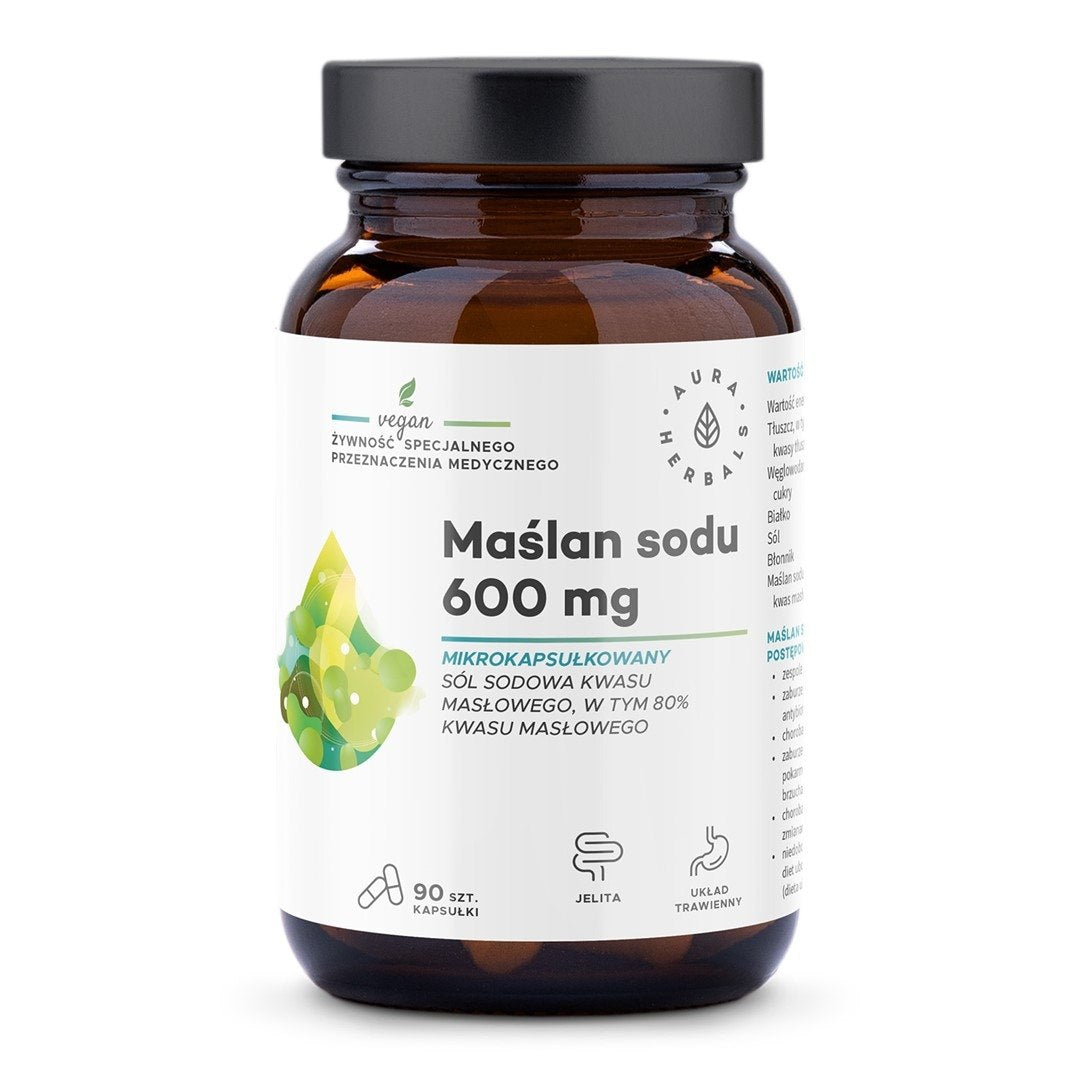 NATRIUMBUTYRAATTI / 600 mg / MIKROKAPSELOITU / 90 kaps.