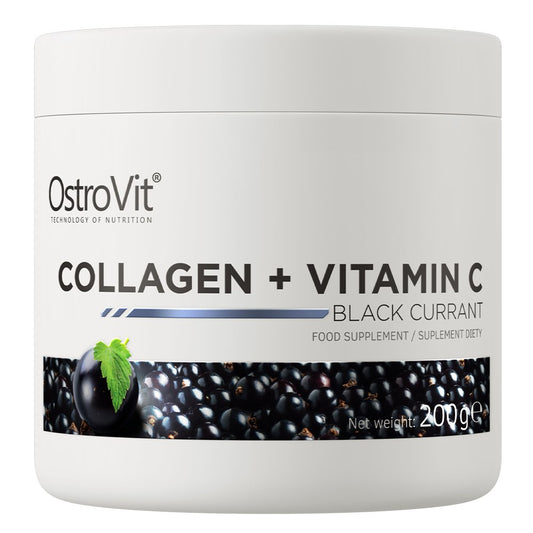 KOLLAGEENI + C VITAMIINI /  MUSTAHERUKKA / 200 g