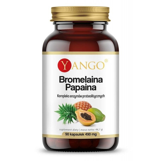 BROMELAIINI + PAPAIINI / 90 kaps.