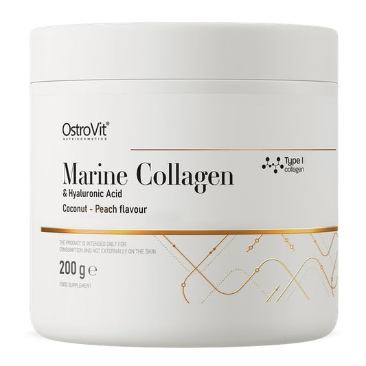 KALAKOLLAGEENI + HYALURONIHAPPO + C / KOOKOS & PERSIKKA / 200 g