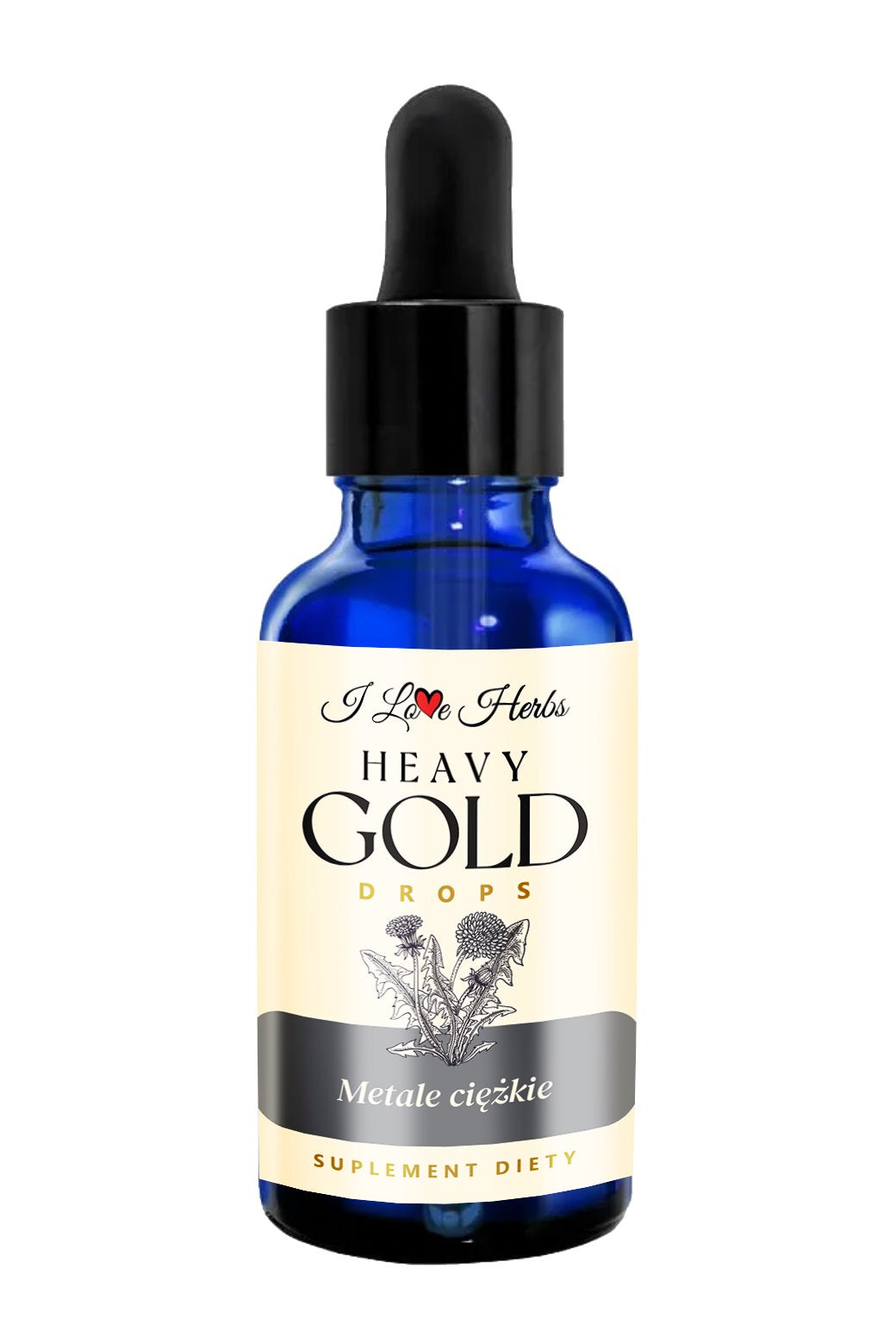 SCHWERE GOLDTROPFEN / RASKASMETALLIEN DETOX / 50 ml