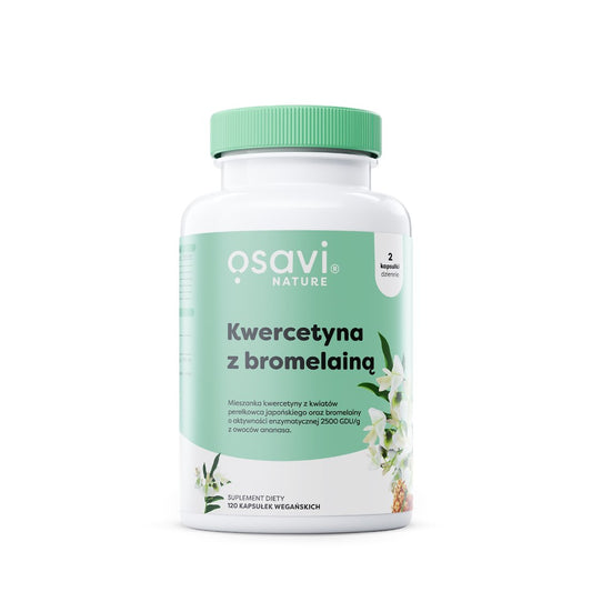 KVERSETIINI + BROMELAIINI / 120 kaps.