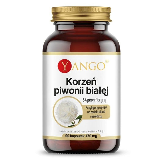 VALKOINEN PIONIN JUURI / 5% PAENIFLORINIA / 90 kaps.