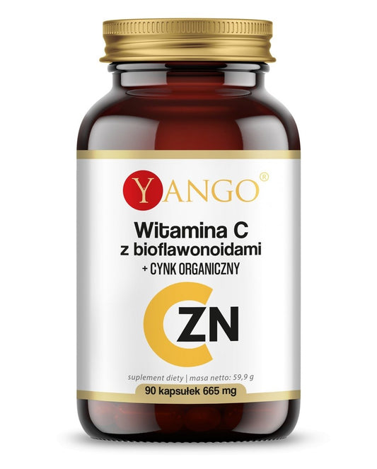 C- VITAMIINI FLAVONOIDEILLA + LUOMU SINKKI / 90 kaps.