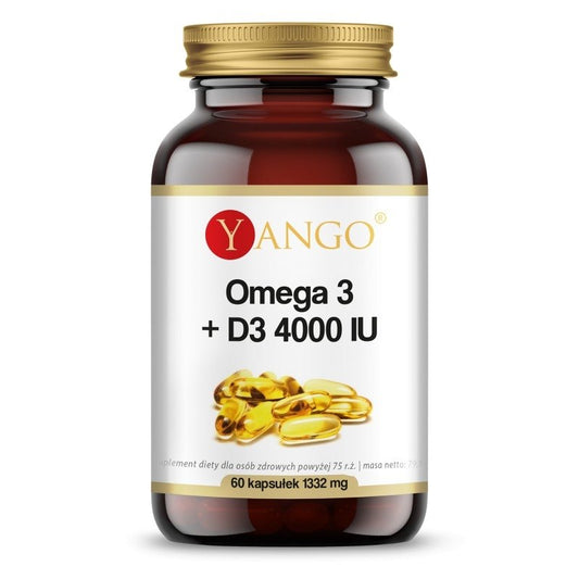 OMEGA 3 + D3 / 4000IU / 60 kaps.