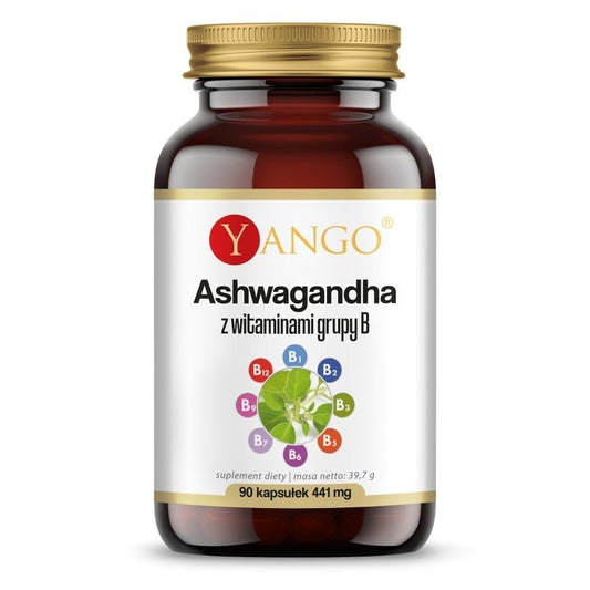 ASHWAGANDHA + B-VITAMIINIT / 90 kaps.