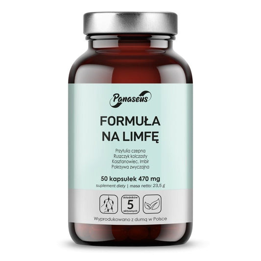 Pflanzenextrakte für Lymphkanäle / 50 Kapseln