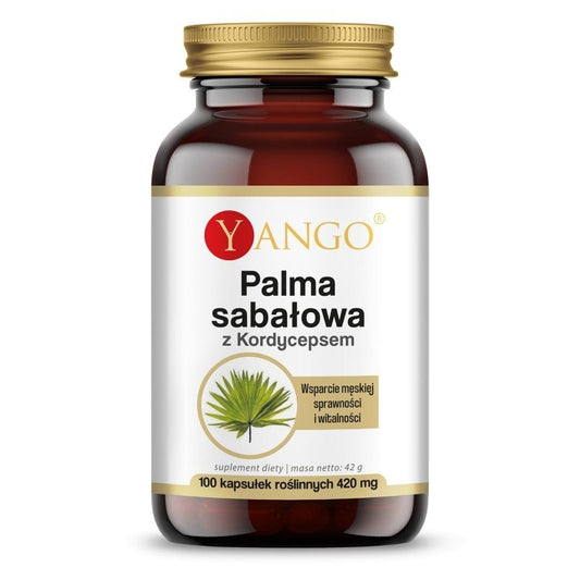 SAHAPALMU + CORDYCEPS UUTE / 100 kaps.