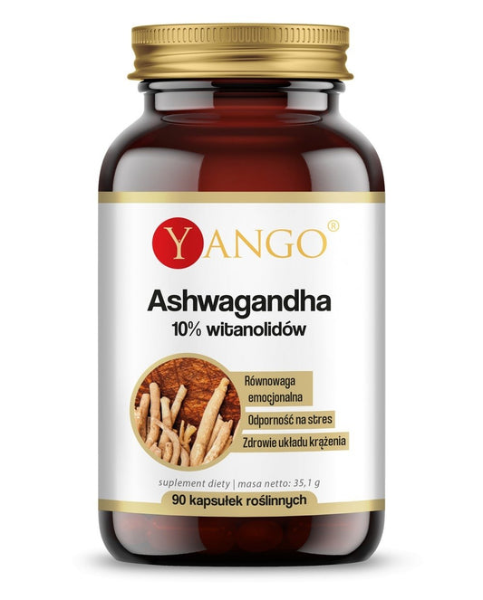 ASHWAGANDHA UUTE / 10% WITHANOLIDEJA / 90 kaps.
