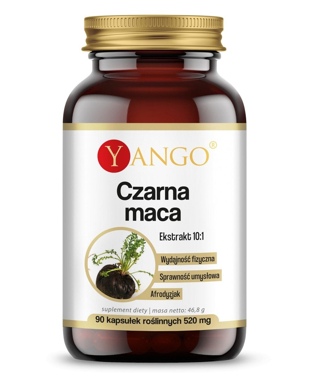 MUSTA MACA-UUTE / 90 kaps.