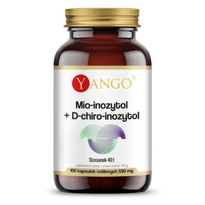 MYO-INOSITOLI + D-CHIRO-INOSITOLI / 100 kaps.