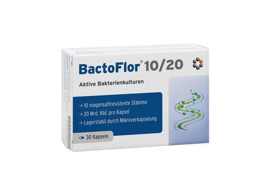 BACTOFLOR / PROBIOTIC / 10 & 20 / 30 caps.