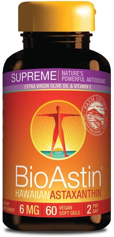 CYANOTECH CO Bioastin Supreme - astaxanthin, 6 mg (60 caps)