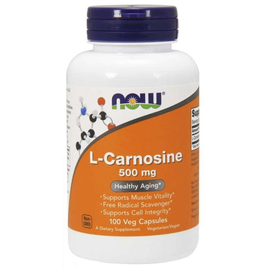 NOW FOODS Carnosin, 500 mg (100 Kapseln)