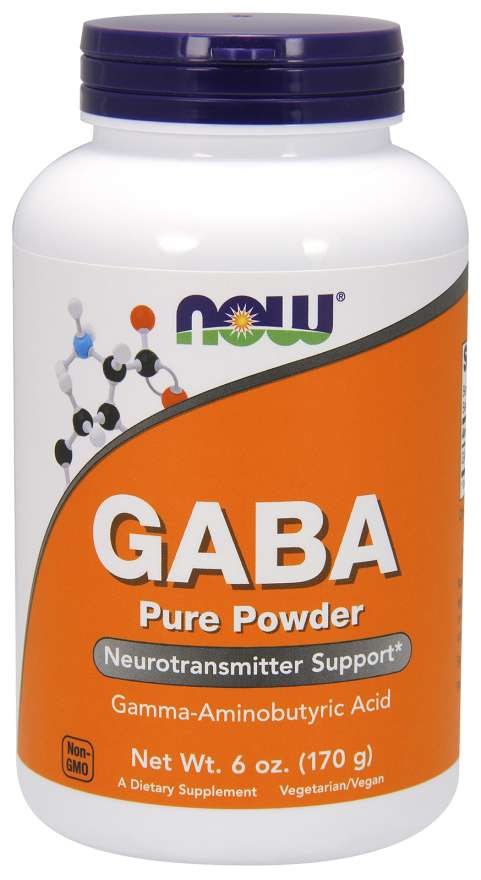 NOW FOODS GABA Reines Pulver (170 g / 6 oz.)