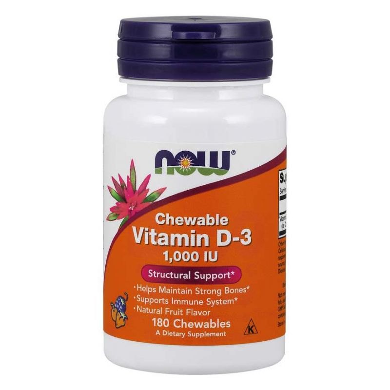 D3-VITAMIINI / 1000 IU / 25 mcg / 180 purutablettia