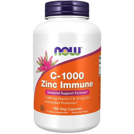 C-1000 ZINC IMMUNE / C-VITAMIINI + SINKKI / 180 vkaps.