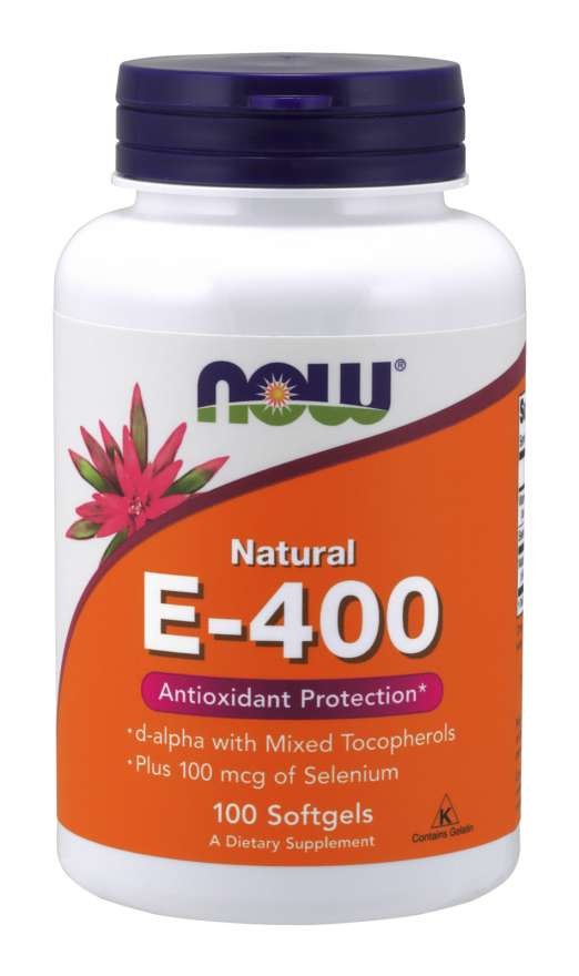 NOW FOODS E-400 Mixed + Selenium (100 softgels)