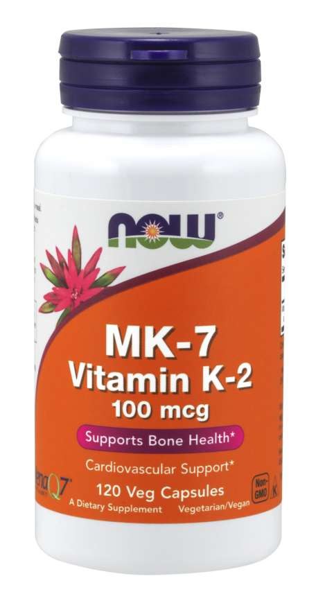 K-2 MK7 / 100 mcg / 120 vkaps.