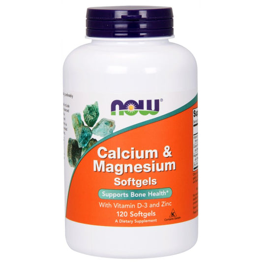 NOW FOODS Cal-Mag + D Softgels (120 sgels)