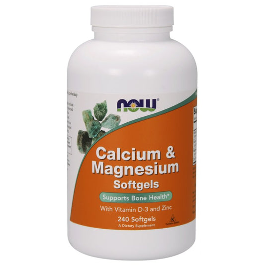 NOW FOODS Cal-Mag + D Softgels (240 sgels)