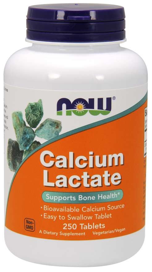NOW FOODS Calcium Lactate (250 tabs)