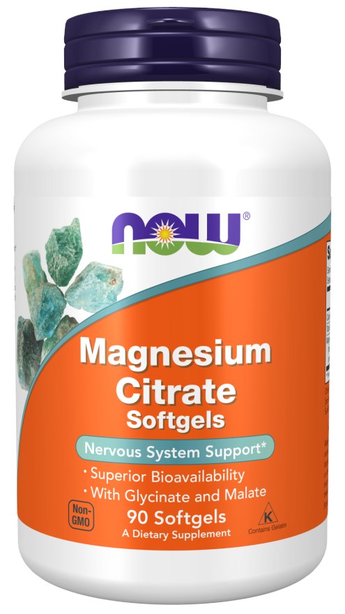 NOW FOODS Magnesiumcitrat, 134 mg (90 Kapseln)
