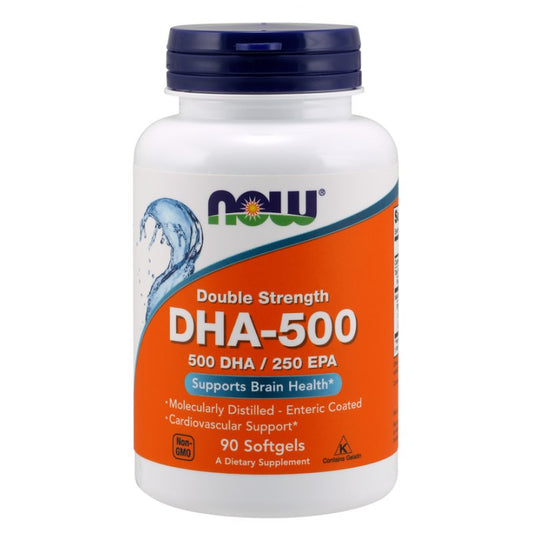 NOW FOODS DHA-500 mg (90 sgels)