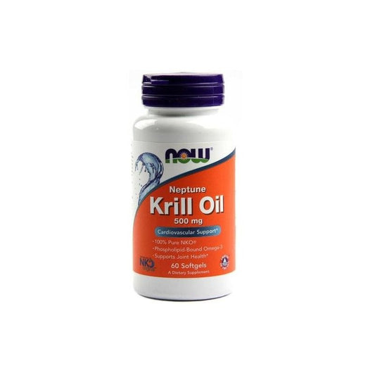 NOW FOODS Krill Oil Neptune, 500 mg (60 sgels)