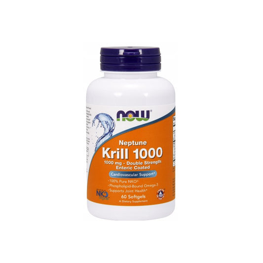 NOW FOODS Krill Oil Neptune, 1000 mg (60 sgels)