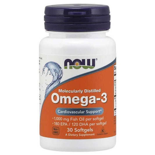 NOW FOODS Omega-3, 1000 mg (30 sgels)