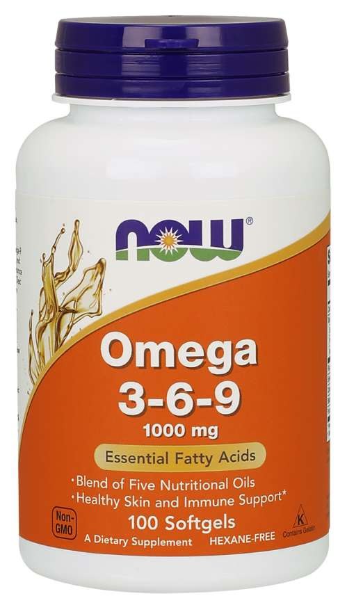 NOW FOODS Omega 3-6-9, 1000 mg (100 sgels)