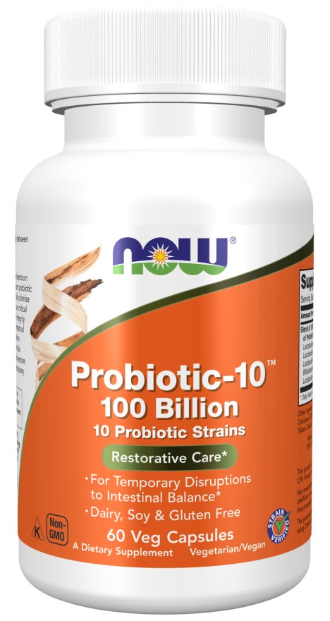 PROBIOTIC-10 / 10 KANTAA / 100 MILJARDIA MHB / 60 vkaps.