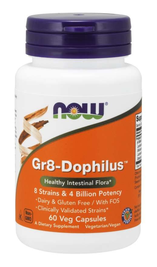 NOW FOODS Gr8-Dophilus (60 Kapseln)