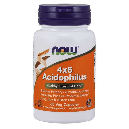 ACIDOPHILUS 4X6 / 4 MILJARDIA / 6 KANTAA / 60 vkaps.