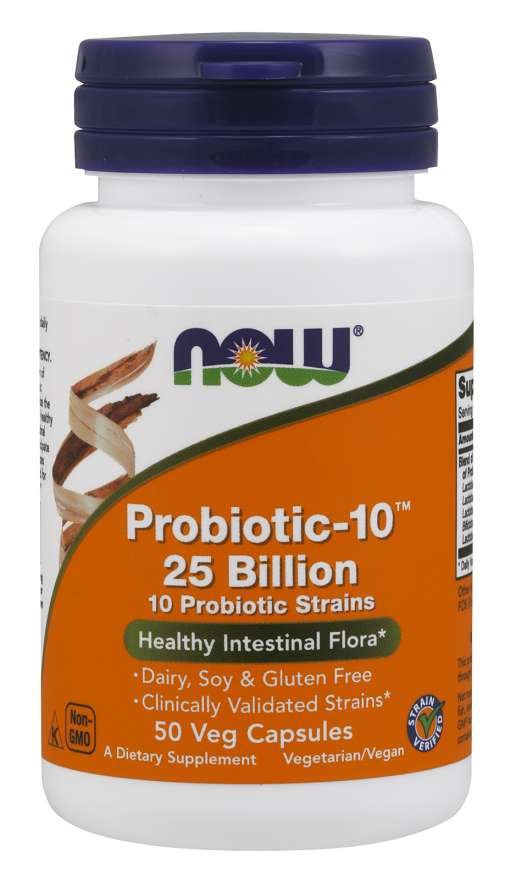 PROBIOTIC-10 / 10 KANTAA / 25 MILJARDIA MHB / 50 vkaps.