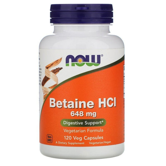 BETAINE HCl / VATSALLE / 648 mg / 120 vkaps.