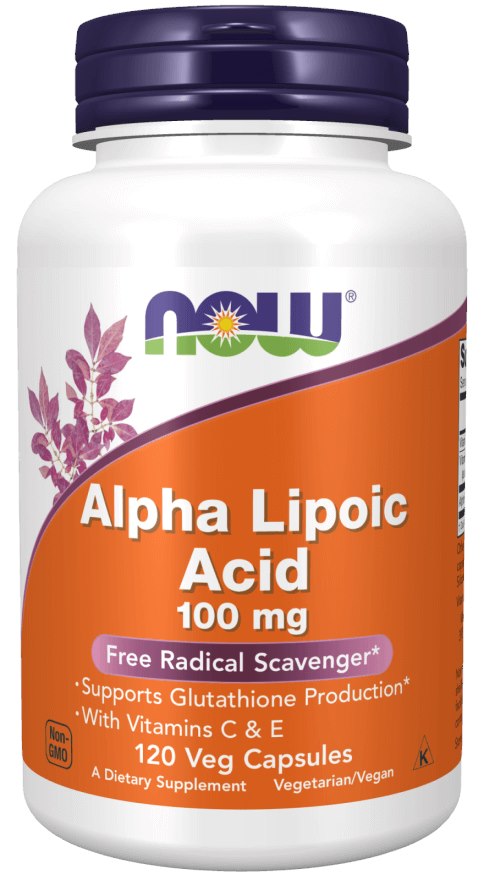 ALFA-LIPOIINIHAPPO + C JA E-VITAMIINIT / 100 mg / 120 vkaps.