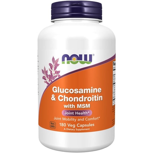 NOW FOODS Glucosamine & Chondroitin with MSM (180 caps)