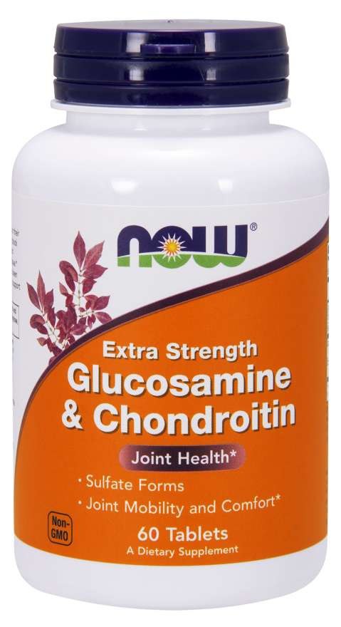 NOW FOODS Glucosamine & Chondroitin Extra Strength (60 tabs)
