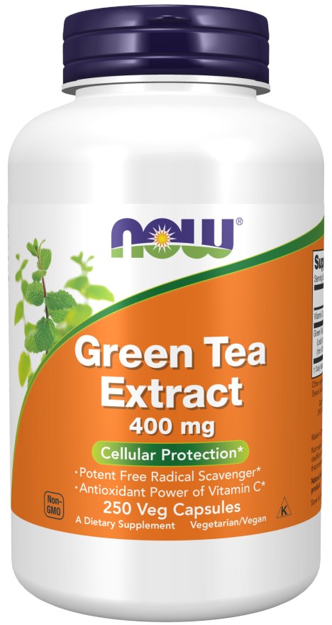 NOW FOODS Green Tea Extract, 400 mg (250 vcaps)