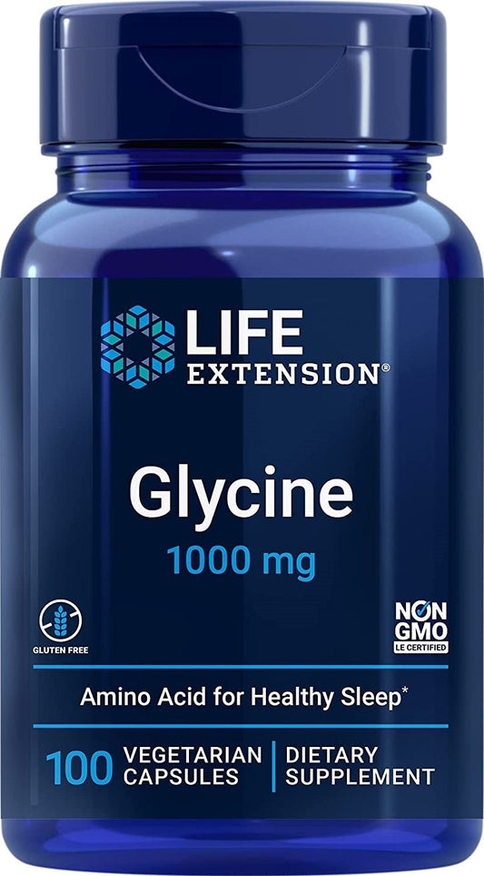 LIFE EXTENSION Glycin, 1000 mg (100 Kapseln)