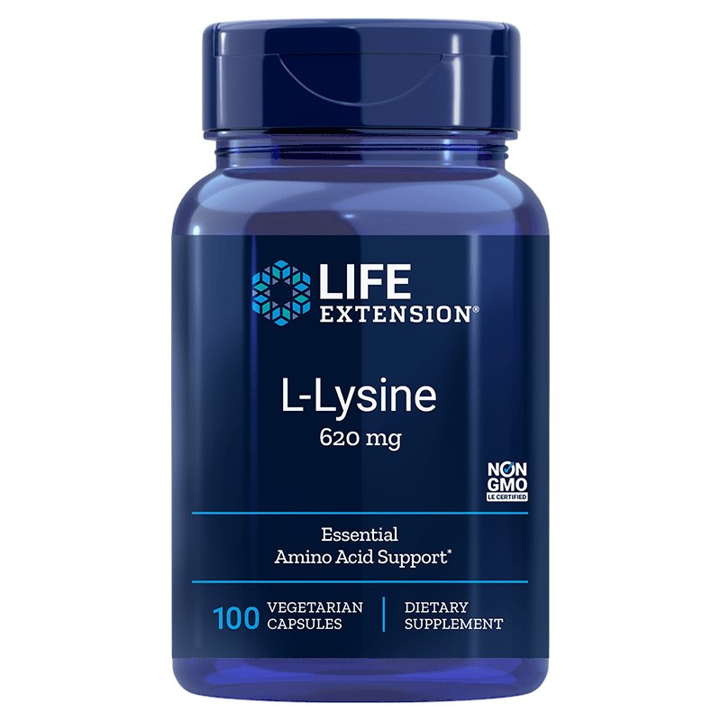 LIFE EXTENSION L-Lysin, 620 mg (100 Kapseln)