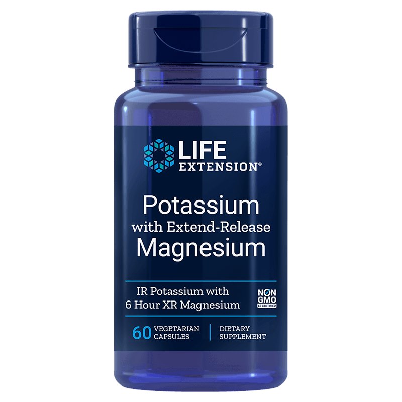 KALIUM + AIKAVAPAUTETTU MAGNESIUM / 60 vkaps.