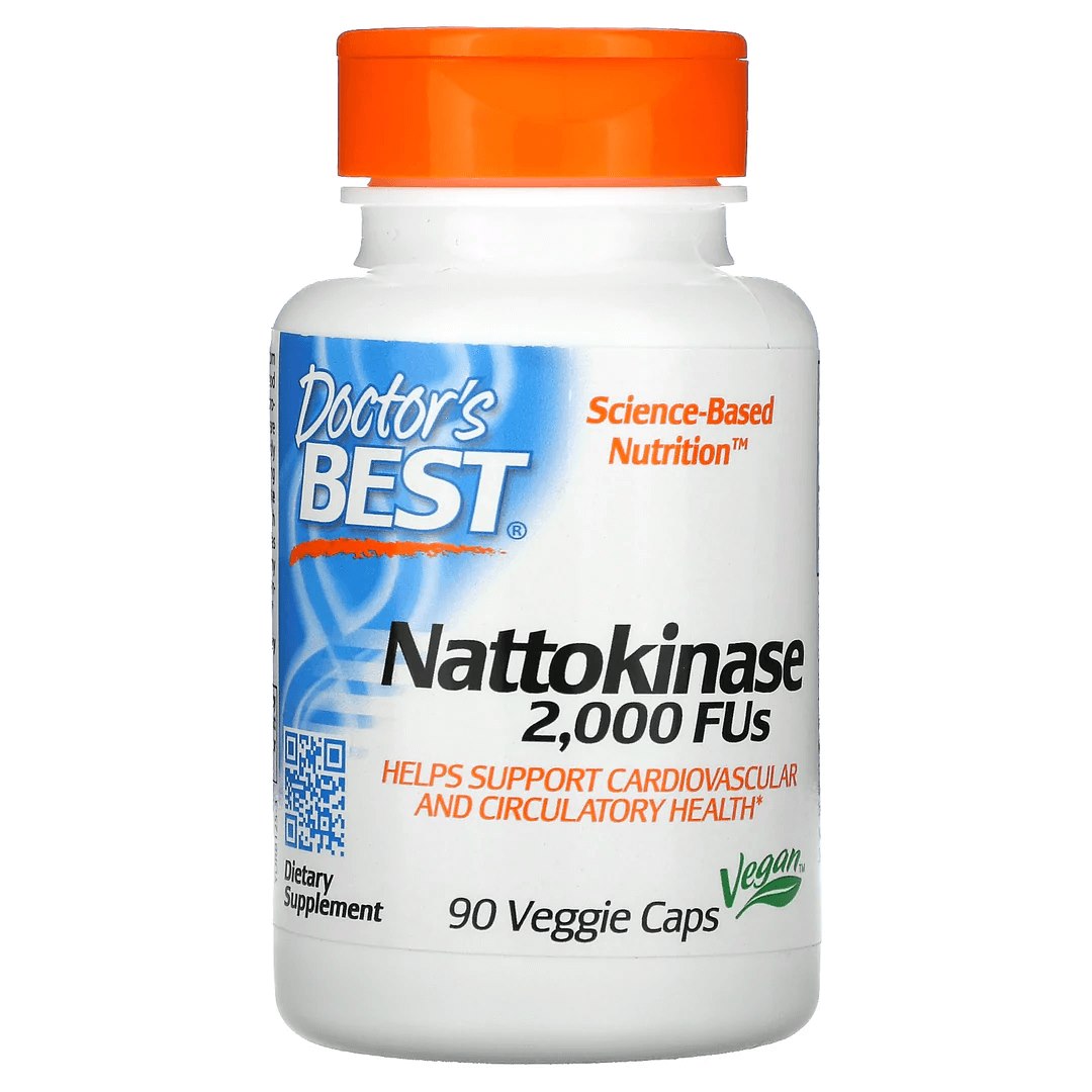 DOCTOR'S BEST Nattokinase 2000 FUs (90 Kapseln)