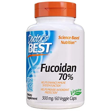 DOCTOR'S BEST Fucoidan 70%, 300 mg (60 vcaps)